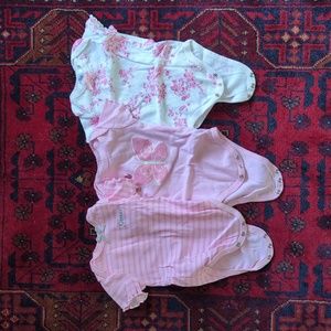 Guess baby girl onesies (all 3), worn once or twice